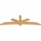 Ekena Millwork Alberta Smooth Timber Gable Bracket, Western Red Cedar, 96"W x 32"H x 3 1/2"D x 5 1/2"F, 8/12 Pitch GBW096X32X0406ALB00SWR - alternate 4